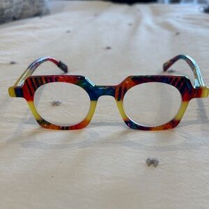 Skechers Multicolor Geometric Eyeglasses